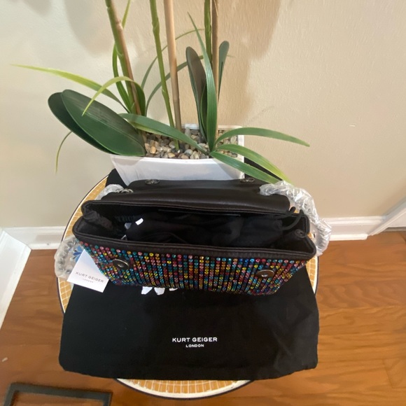 Kurt Geiger London Fabric Medium Kensington Black/Other One Size - Picture 10 of 10